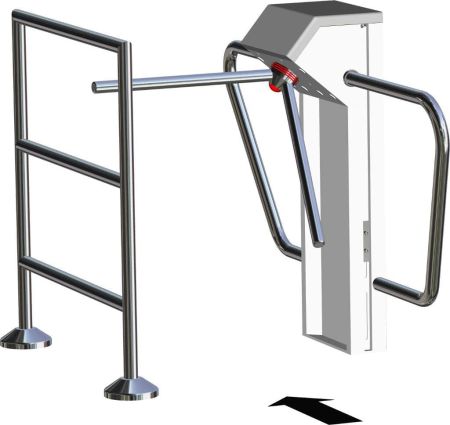 Двухштанговый турникет-трипод Gotschlich Compact Plus 2-Arm из окрашенной стали (6COР2AEB)