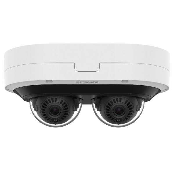 Мультисенсорная IP-видеокамера 2х 6Мп Wisenet PNM-12082RVD с 2-мя моторизованными объективами 3.5-6.7 мм