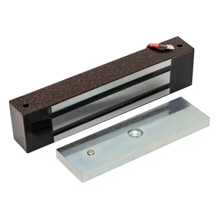 Электромагнитный замок AccordTec ML-350N KB-2 с уголком, с датчиком Холла