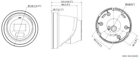 Уличная IP-видеокамера 4Мп HikVision DS-2CD2347G2H-LIU (2.8 мм) с двумя подсветками и технологией ColorVu