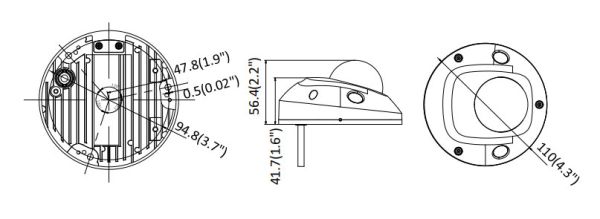 Миникупольная Wi-Fi IP-видеокамера 2Мп HikVision DS-2CD2523G0-IWS (2.8 мм) с EXIR-подсветкой до 10 м