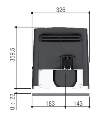 Комплект автоматики для откатных ворот Came BKS12AGS combo KIT (BKS12AGS KIT)