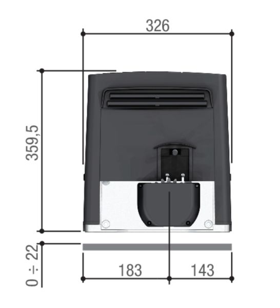 Комплект автоматики для откатных ворот Came BKS12AGS combo KIT (BKS12AGS KIT)