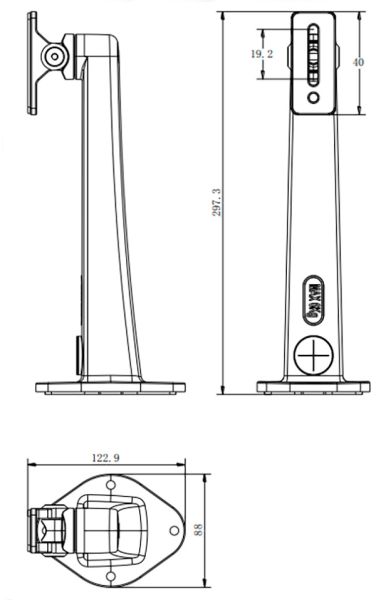 Кронштейн настенный HikVision DS-1293ZJ для скоростных PTZ камер