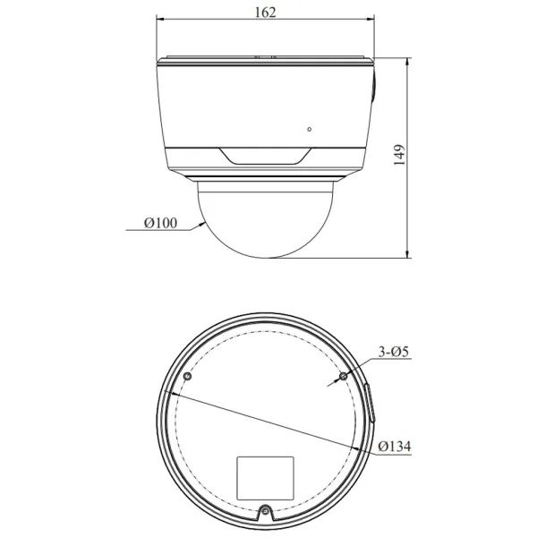 IP-видеокамера 4Мп RVi-2NCD4489 (2.8-12) white моторизованная с обогревателем