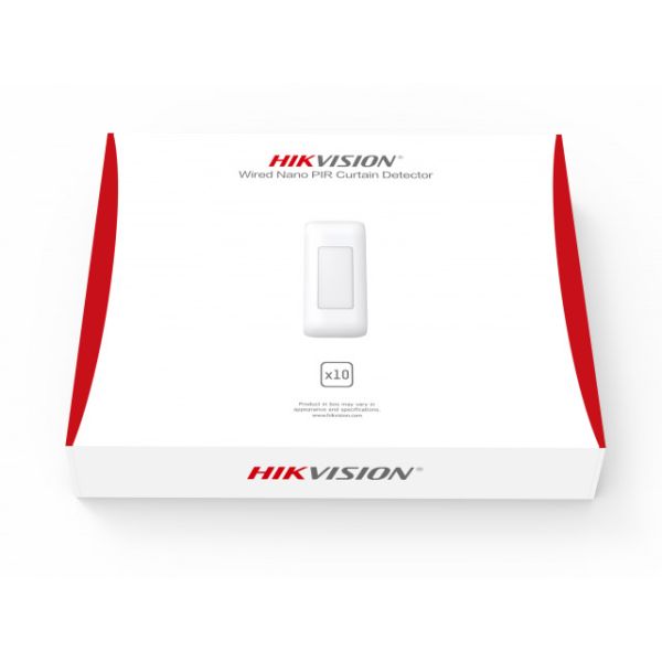Проводной PIR-датчик движения HikVision DS-PDC5NC-EG2 (штора) (10 шт.)