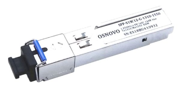 Оптический SFP модуль Osnovo SFP-S1SC12-G-1310-1550