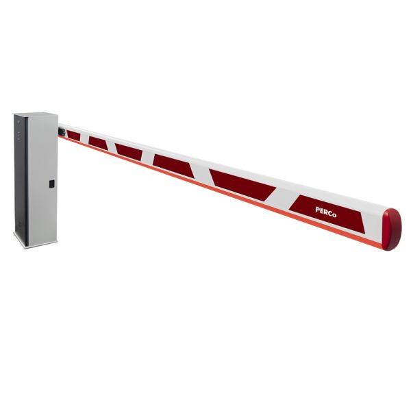 Шлагбаум автоматический PERCo GS14 с прямоугольной стрелой 3 м и встроенной системой обогрева
