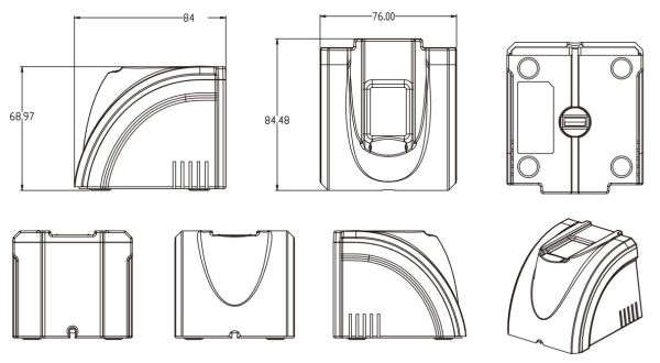 Настольный биометрический считыватель ZKTeco ZK6500 отпечатков пальцев