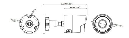 Уличная IP-камера Hikvision DS-2CD2023G0-I (6 мм) (Black) с ИК-подсветкой до 30м