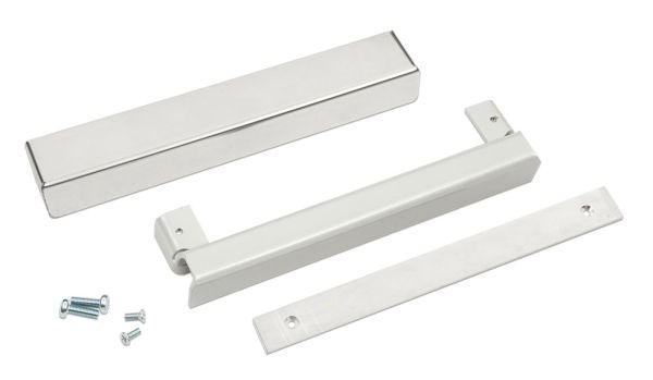 Электромагнитный замок AL-400SH с монтажным комплектом на стекло MK AL-400S-Glass