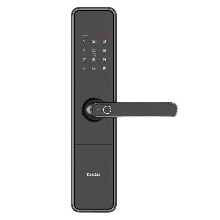 Электронный биометрический замок Kaadas S500-5W Black, Wi-Fi, врезной
