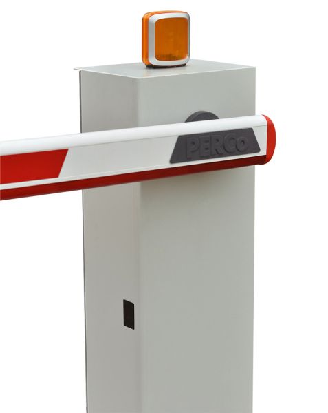 Шлагбаум автоматический PERCo GS14 со складной стрелой 3 м и встроенной системой обогрева