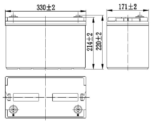 Аккумулятор Etalon FS 12100 (12В 100 А∙ч)