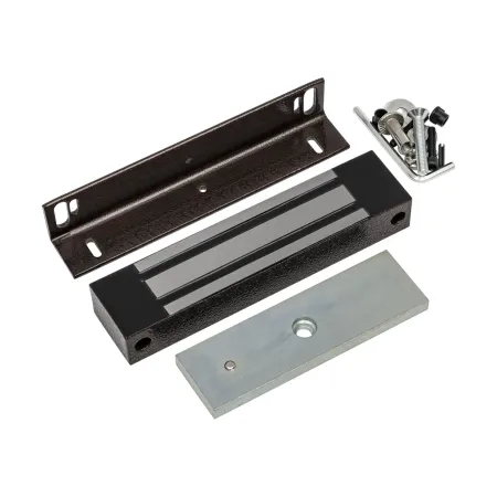 Электромагнитный замок AccordTec ML-350N KB-2 с уголком, с датчиком Холла