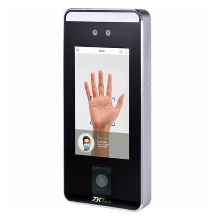 Биометрический считыватель ZKTeco SpeedFace-V5L [QR] с распознаванием лиц, отпечатков пальцев и QR кода