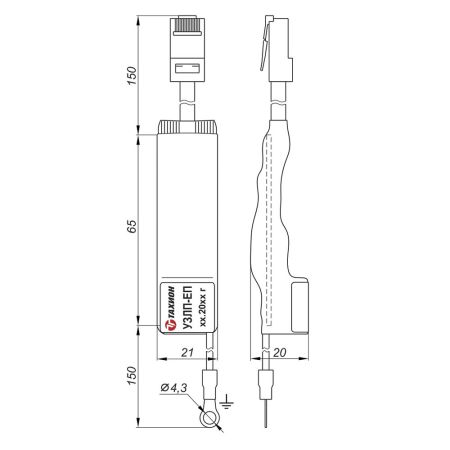 Устройство Тахион УЗЛП-ЕП для защиты портов в сети Ethernet c питанием РоЕ