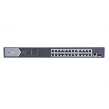 Неуправляемый 24-портовый PoE коммутатор HikVision DS-3E0526P-E