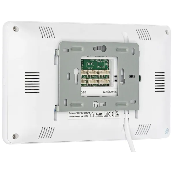 Монитор видеодомофона AccordTec AT-VD 760C/SD WH