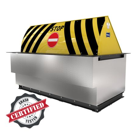 Блокиратор дорожный гидравлический HRB 900 (HRB-35R90-2p) с двумя гидроцилиндрами, длина 3500 мм