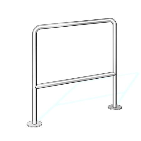 Ограждение полуростовое dormakaba Charon PGB-E02 съемное