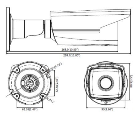 Уличная IP-видеокамера 2Мп HikVision DS-2CD2T23G0-I5 (2.8 мм) с ИК-подсветкой 50 м
