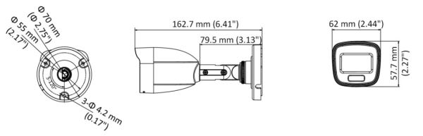 Уличная 2Мп HD-TVI видеокамера HiWatch DS-T200L (2.8 мм) ColorVu