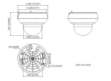 Скоростная поворотная IP-камера 4Мп HikVision DS-2DE2A404IW-DE3(C0)(S6) с ИК-подсветкой до 20м Скоростная поворотная IP-камера 4Мп HikVision DS-2DE2A404IW-DE3(C0)(S6) с ИК-подсветкой до 20м
