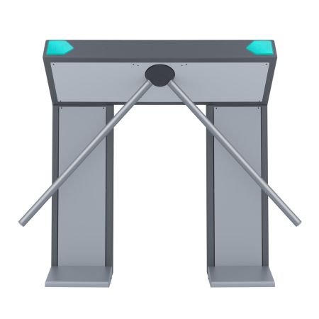 Турникет-дуопод моторизованный двухстоечный Rusgate T2-M-BF v.1 (с автоматическими планками Антипаника)