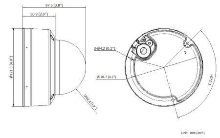 Антивандальная купольная IP-камера 4Мп HiWatch DS-I452L (4 мм) с технологией ColorVu Антивандальная купольная IP-камера 4Мп HiWatch DS-I452L (4 мм) с технологией ColorVu