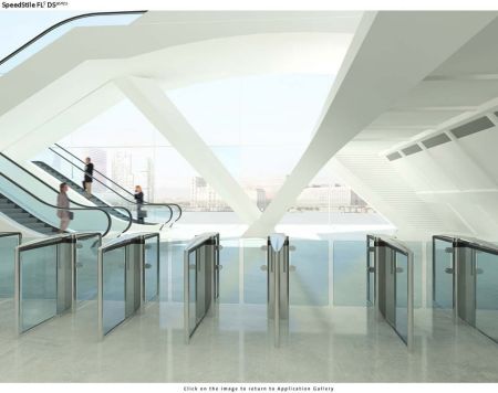 Автоматизированная проходная Gunnebo SpeedStile FLS DS длина 1800 мм