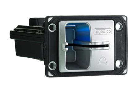 Встраиваемый гибридный ридер Ingenico iUR250 c фиксацией карты