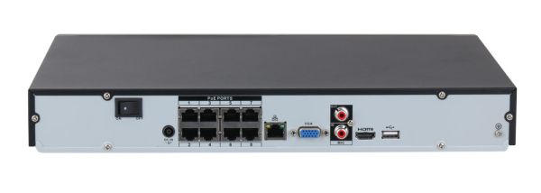 IP-видеорегистратор 8-канальный 4K 1U 8PoE WizSense Dahua DHI-NVR2208-8P-I