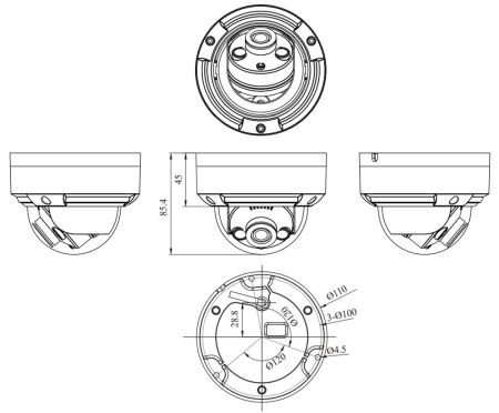 IP-видеокамера 2Мп RVi-2NCD2362 (2.8) RU