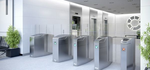 Боковая секция B раздвижного турникета Magnetic MPH-112B-A111 520 мм, со створками 1200 мм