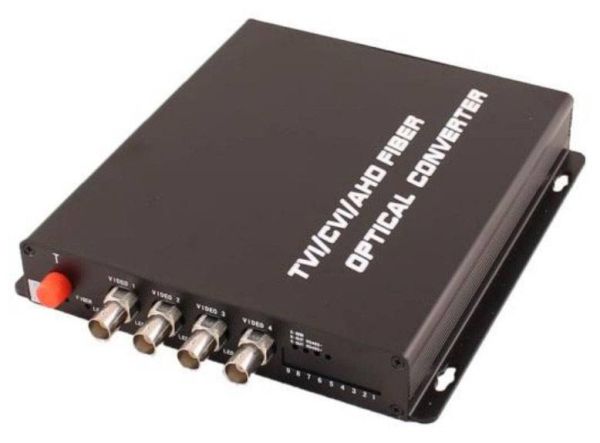 Оптический приёмник видеосигнала Osnovo RA-H4/1F по оптоволокну до 20км