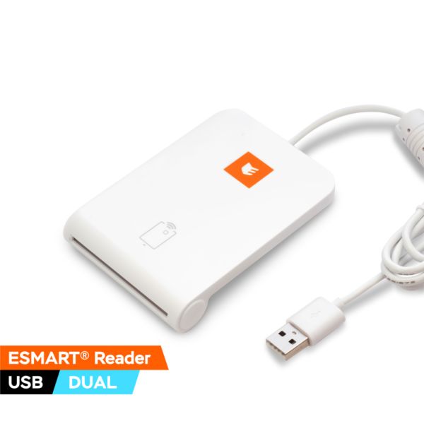 Считыватель бесконтактных карт ESMART® Reader DUAL серии USB (ER7735), разъем USB-A
