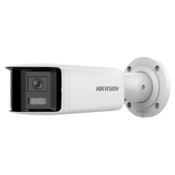Уличная панорамная IP-видеокамера 4Мп HikVision DS-2CD2T47G2P-LSU/SL(C) (2.8 мм) с ColorVu и LED-подсветкой до 40 м