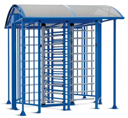 Турникет полноростовой двухпроходной PERCo-RTD-20.2S уличный с электромеханическим приводом