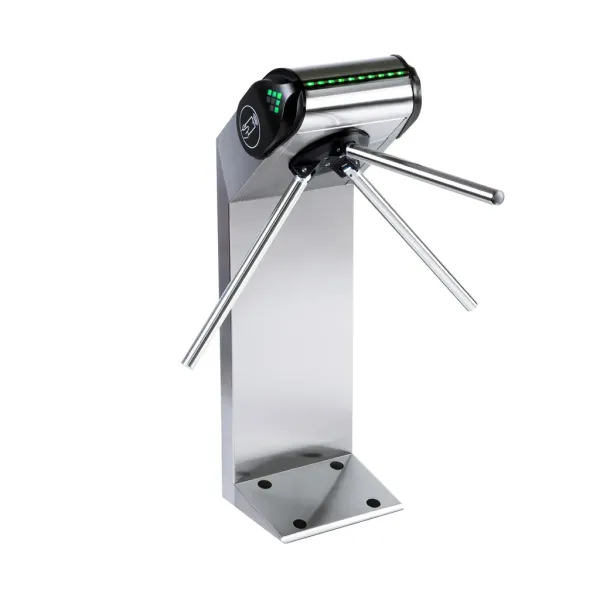 Электронная проходная PERCo KT08.9A из нержавеющей стали, с автоматическими планками Антипаника