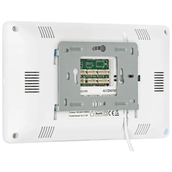 Монитор видеодомофона AccordTec AT-VD A752C/SD WH
