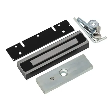 Электромагнитный замок AccordTec ML-200K Premium Black с планкой