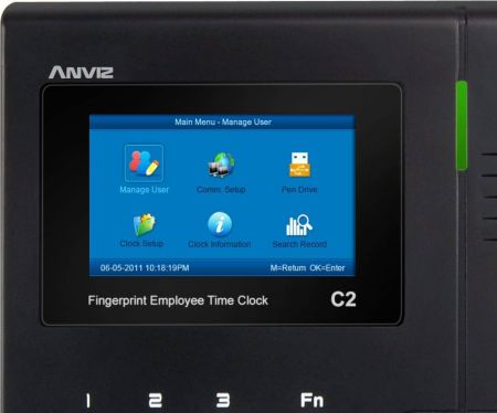 Биометрическая система учета рабочего времени Anviz C2 WEB Server