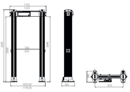 Металлодетектор CEIA PMD2PLUS/EZ арочный, многозонный