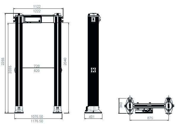 Металлодетектор CEIA PMD2PLUS/EZ арочный, многозонный