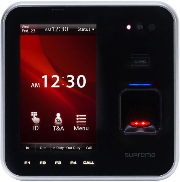 Биометрический терминал учета рабочего времени Suprema BioStation A2-OIPW