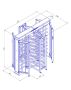 Турникет полноростовой двухпроходной Ростов-Дон ПР2/3М2 Нерж из нержавеющей стали
