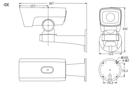 Уличная скоростная поворотная IP-камера PTZ 2Мп HiWatch PTZ-Y3220I-D (4.7-94 мм) c x20 оптическим зумом