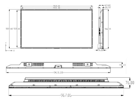 Монитор LED 42.5" HikVision DS-D5043QE