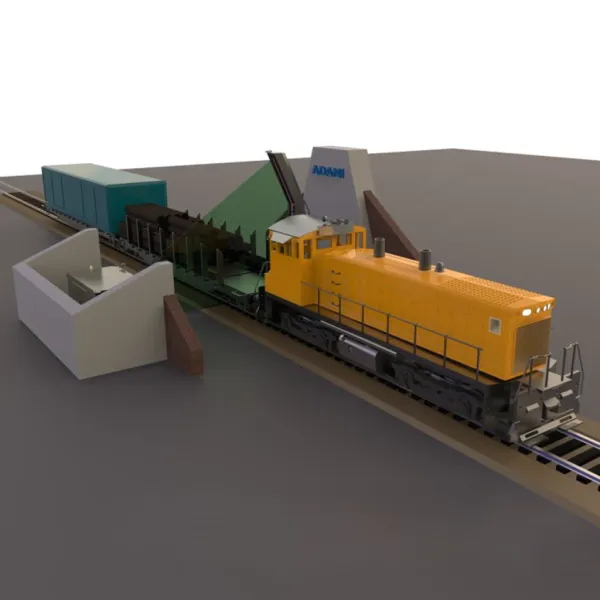 Система досмотра железнодорожного транспорта Adani TRAINSCAN